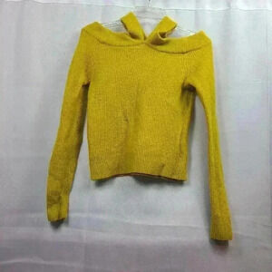 Moth by Anthropologie Yellow Wool Sweater Women's XS